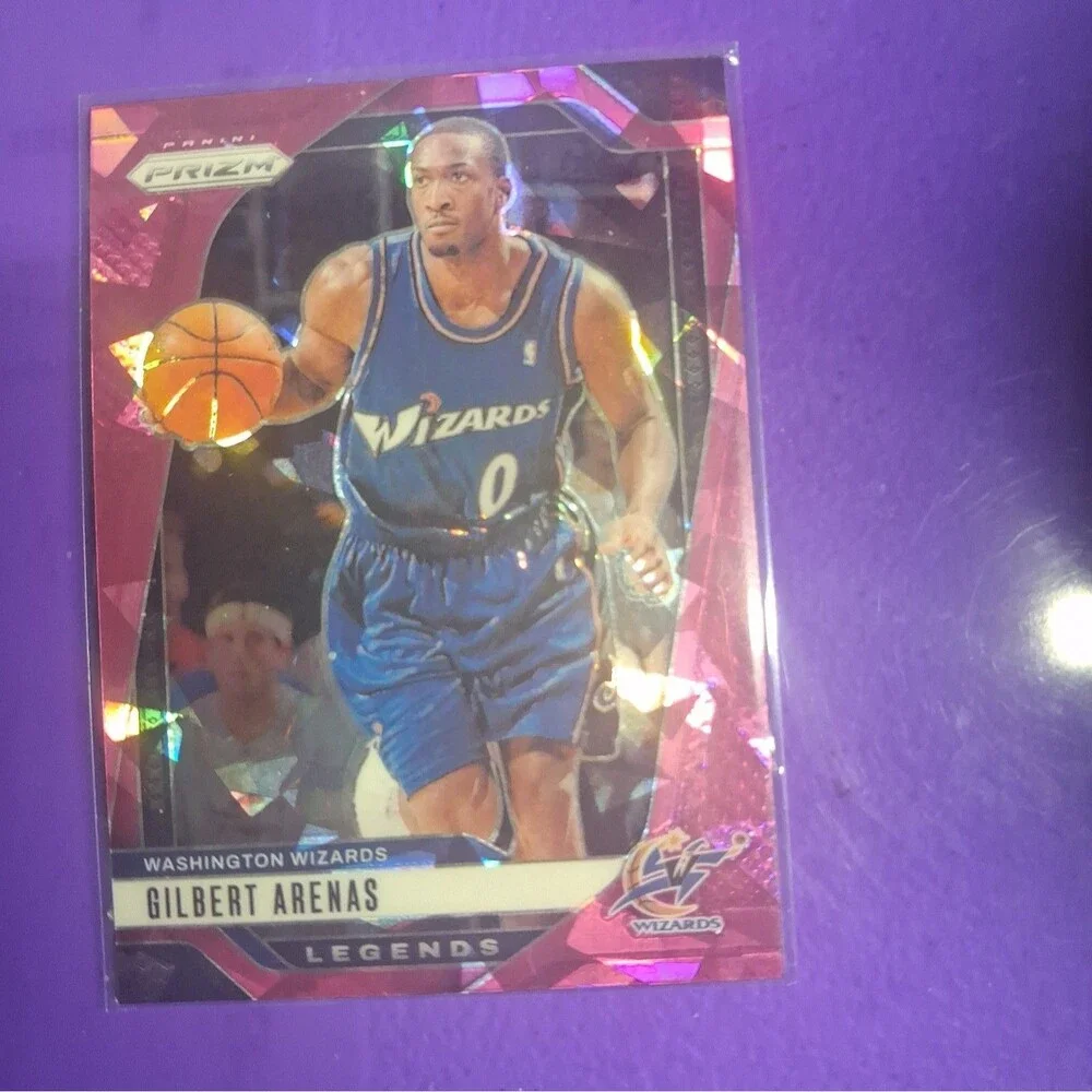 2024-25 Panini Prizm - Legends Gilbert Arenas #275 Pink Ice Prizm